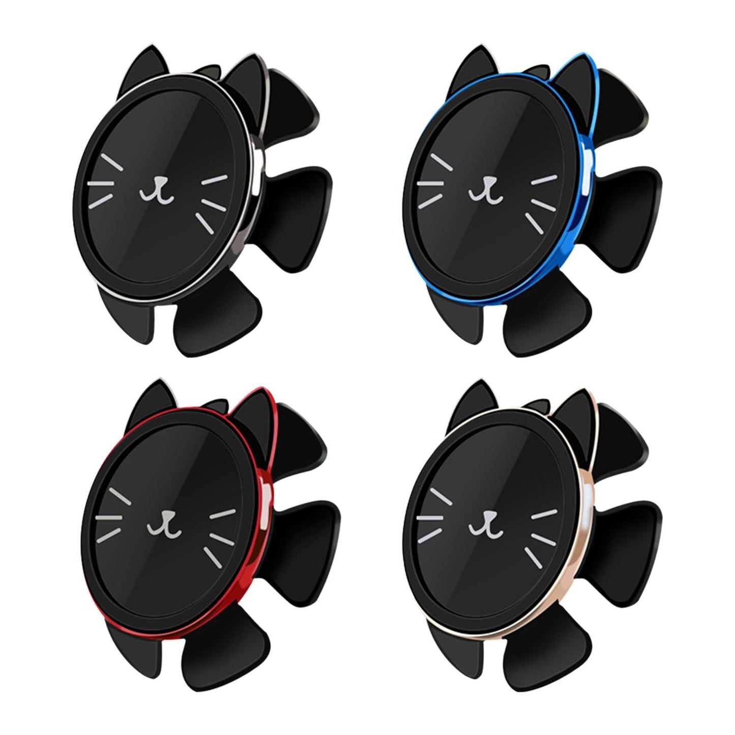 Universal Car Phone Mount Holder Magnetic Hands Free 360 Rotation Black