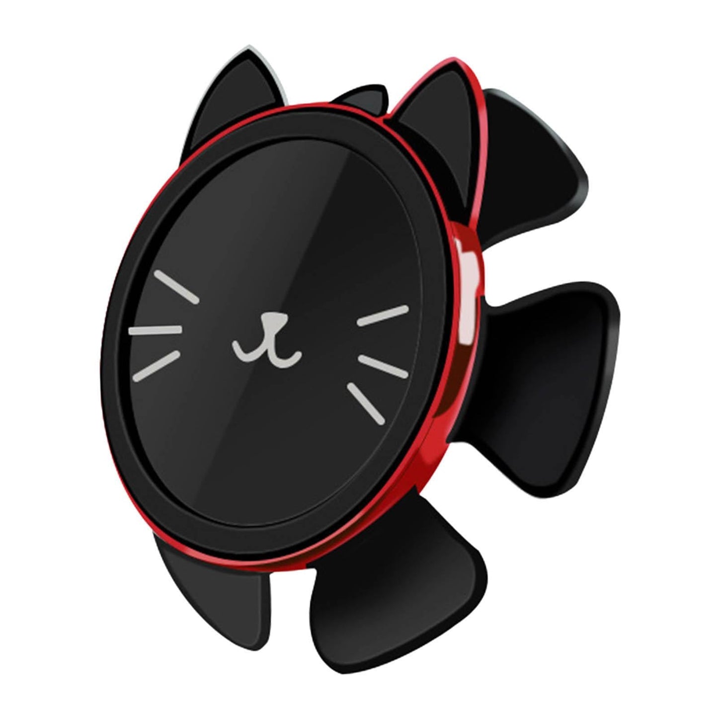 Universal Car Phone Mount Holder Magnetic Hands Free 360 Rotation Red