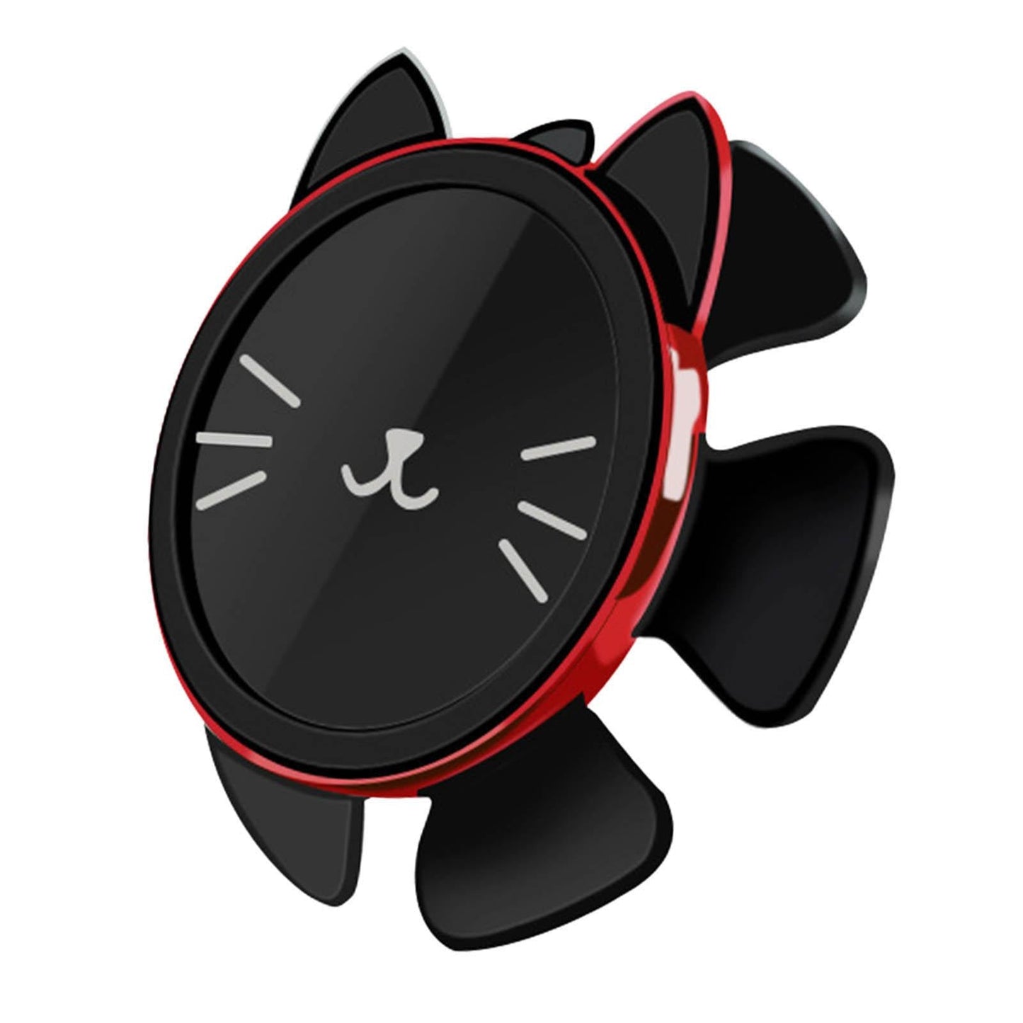 Universal Car Phone Mount Holder Magnetic Hands Free 360 Rotation Red