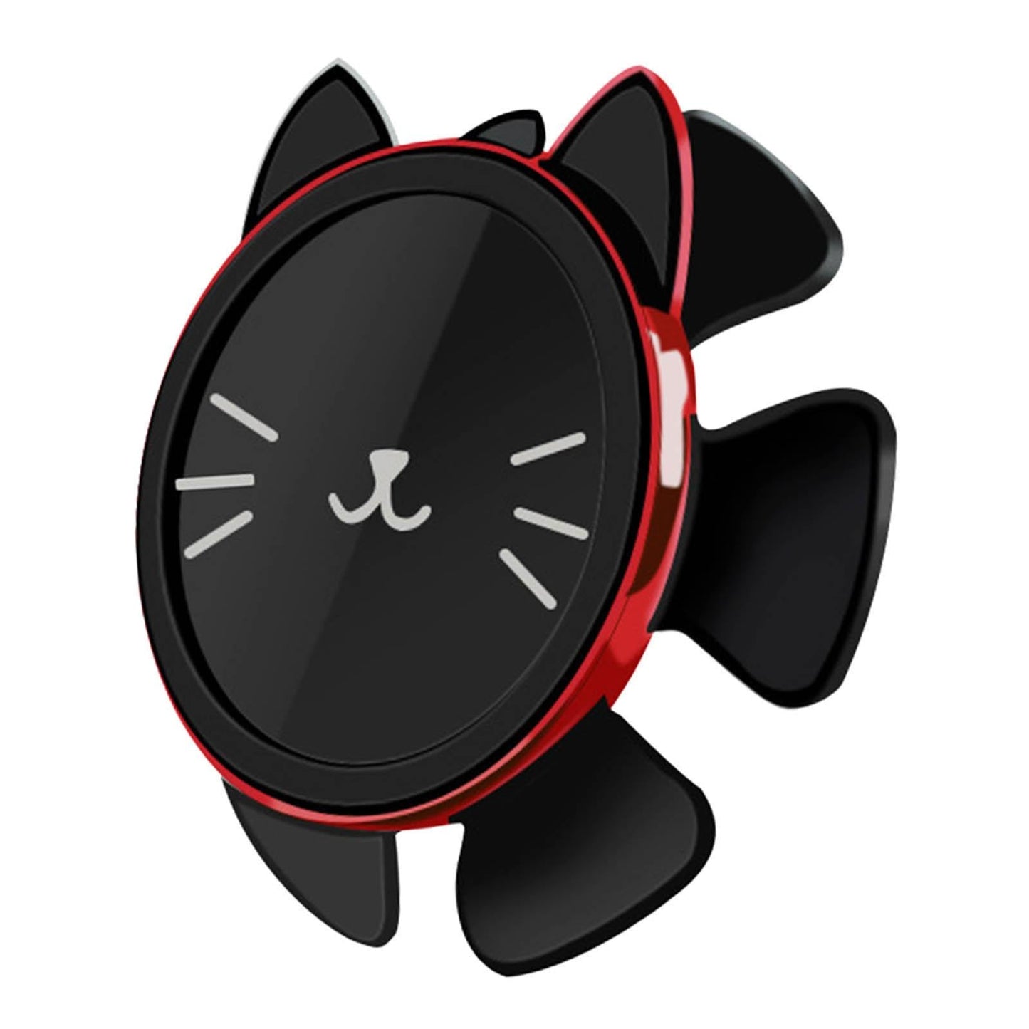 Universal Car Phone Mount Holder Magnetic Hands Free 360 Rotation Red