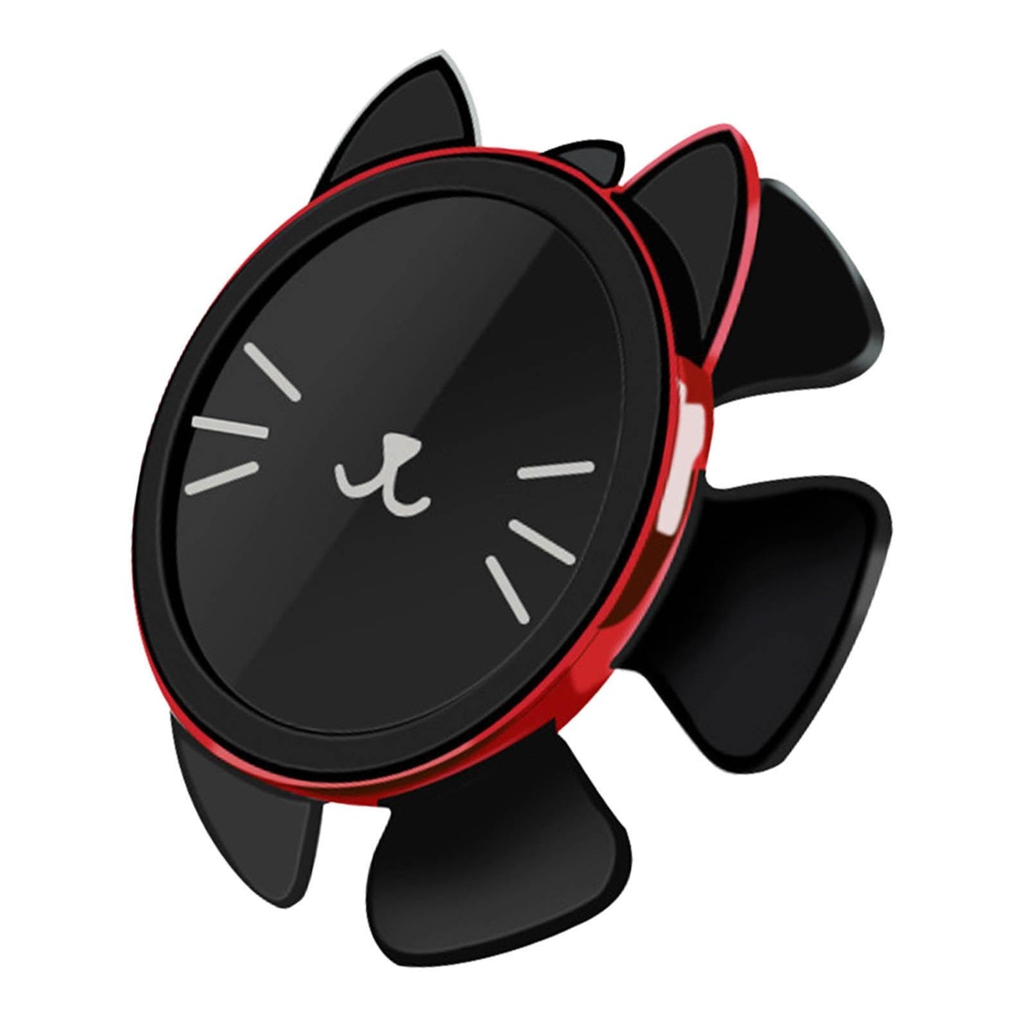 Universal Car Phone Mount Holder Magnetic Hands Free 360 Rotation Red