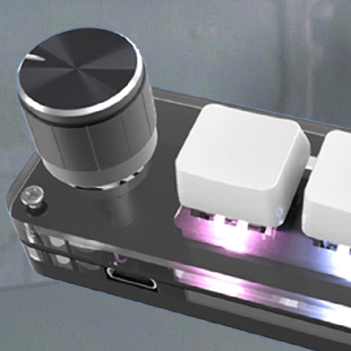 Keyboard Upgrade Parts Portable RGB LED for MacOS Gaming Switch Programming White