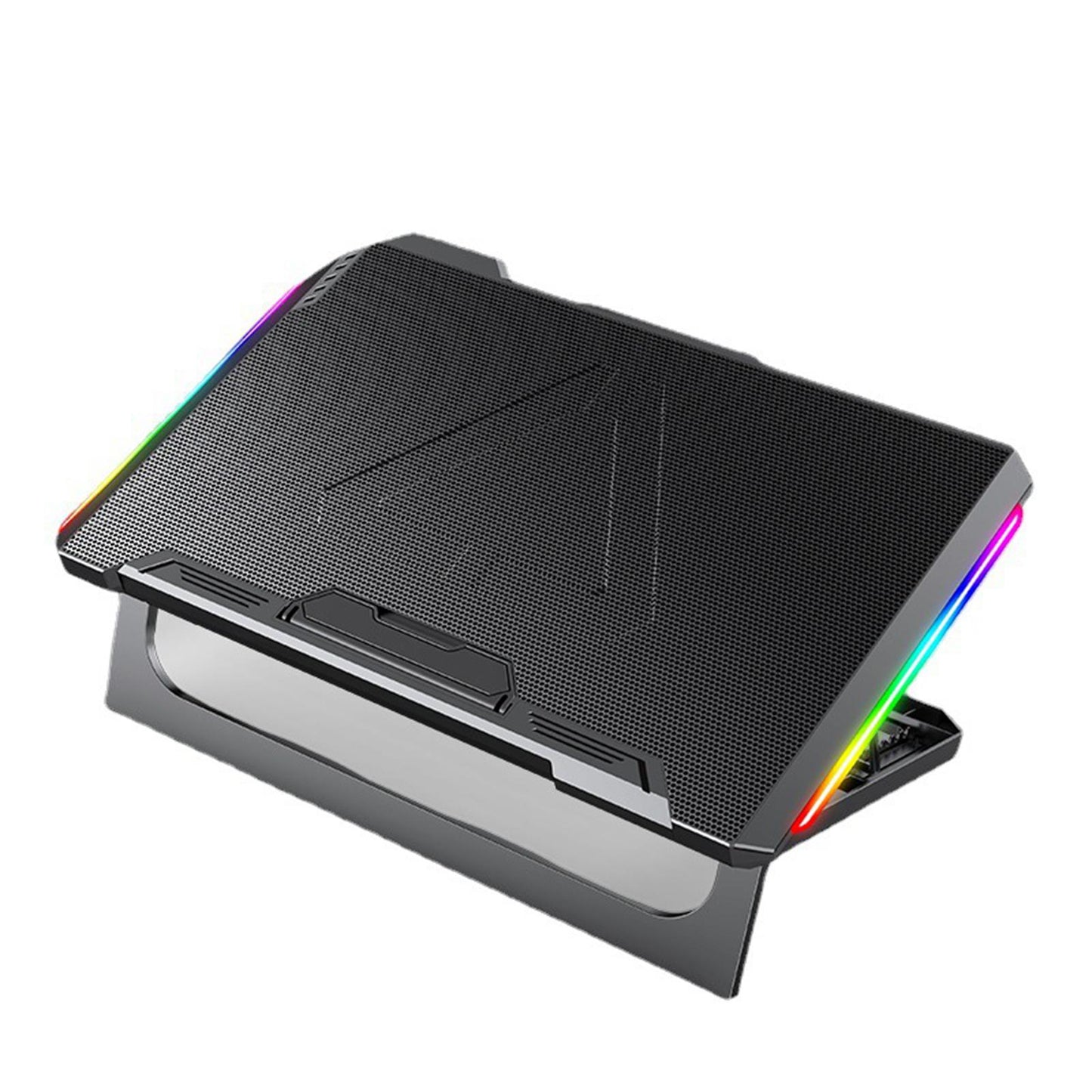 Laptop Cooling Pad Portable 6 Quiet Fans Stable Stand for Notebook Gaming