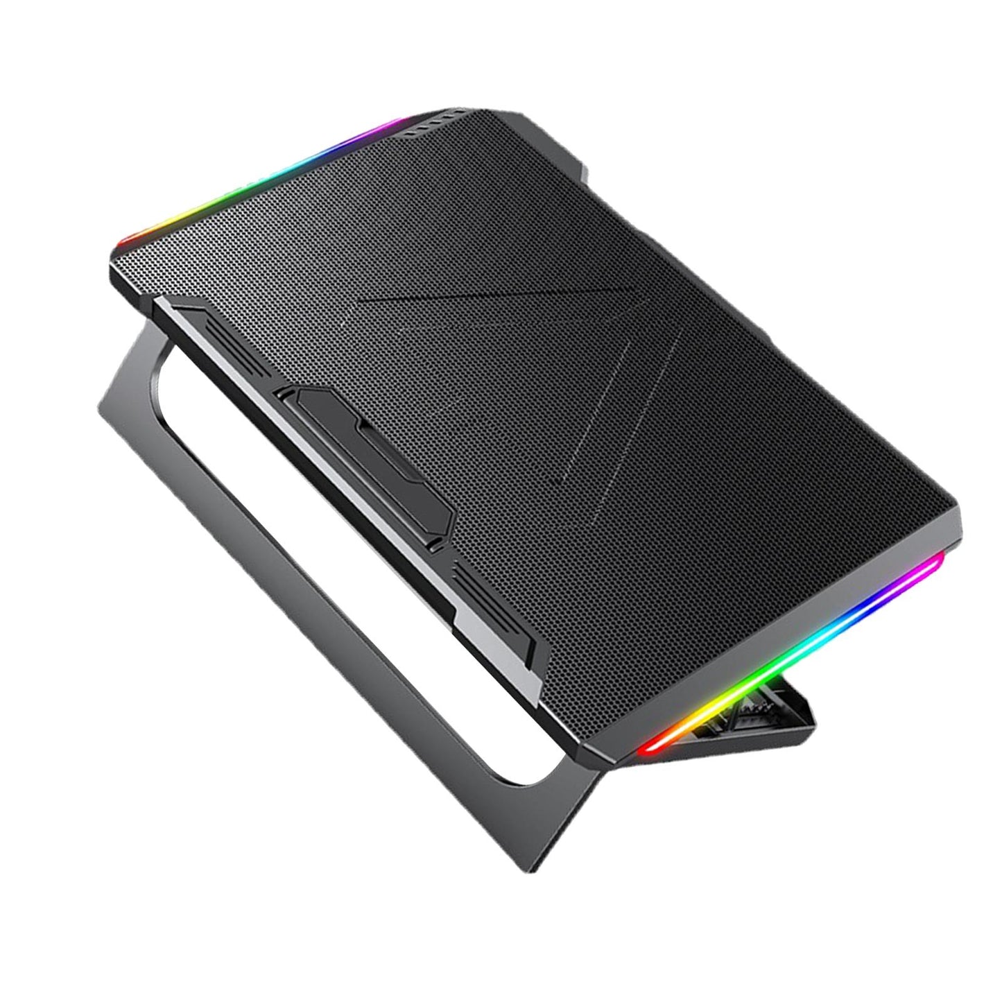 Laptop Cooling Pad Portable 6 Quiet Fans Stable Stand for Notebook Gaming