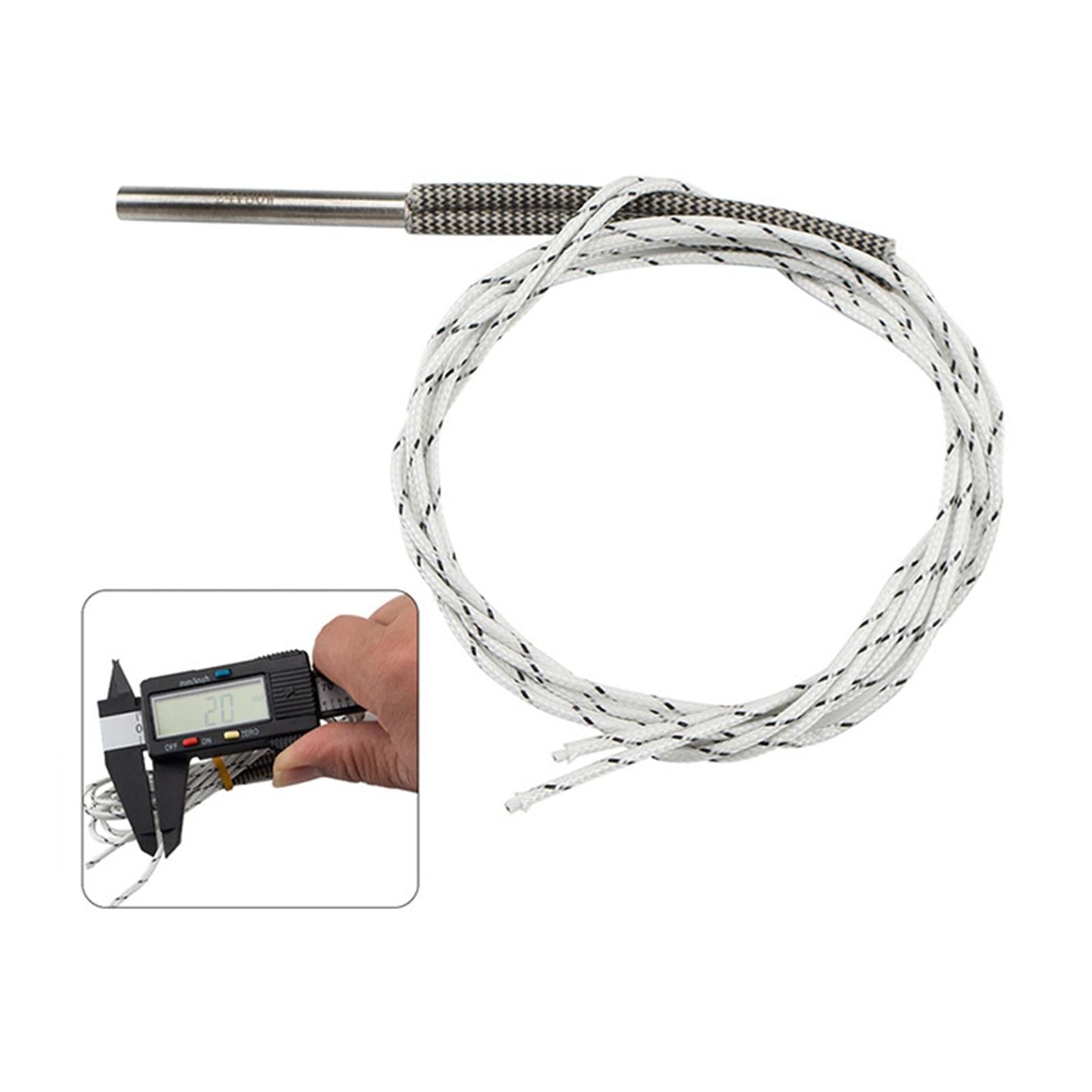 Heater Tube Cable 80W Printer Accessories 304 Stainless Steel for Ender 3 24V