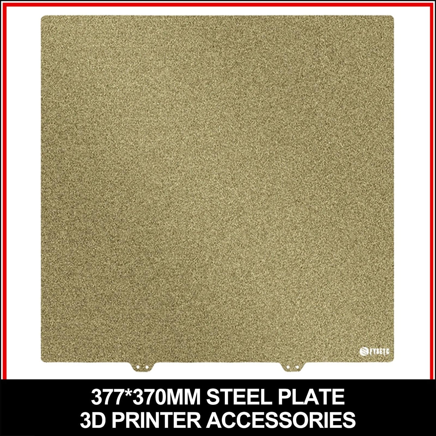 Pei Spring Steel Sheet Plate 377x370mm for Ender 5 Plus No Magnetic Sheet