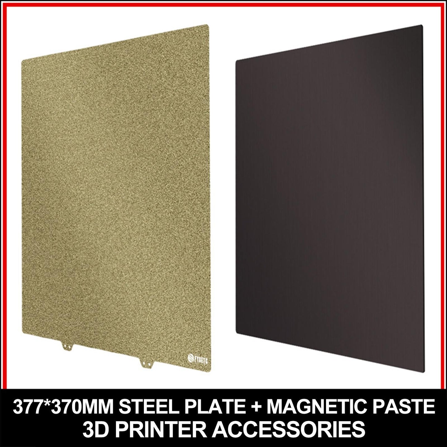 Pei Spring Steel Sheet Plate 377x370mm for Ender 5 Plus With Magnetic Sheet