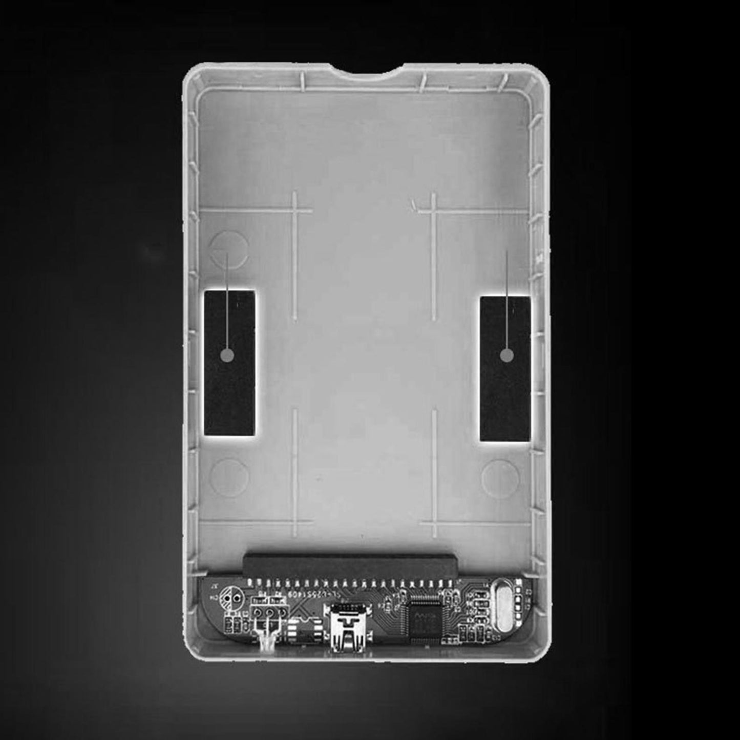 Portable External Hard Drive Protective Cover for USB 2.0 2TB for Laptop for Mac White