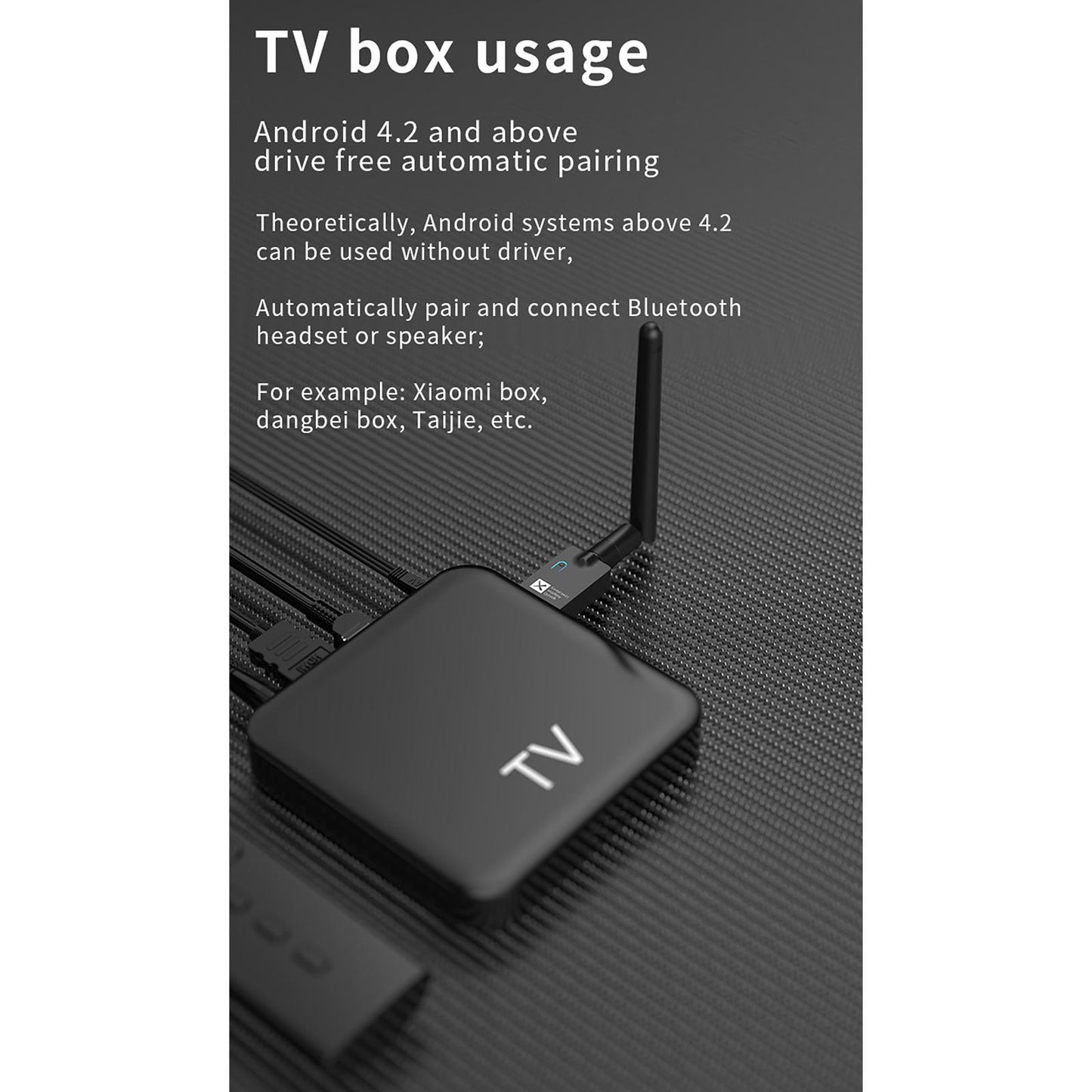 Receiver Transmitter Bluetooth 5.2 Wireless Audio For Car Speaker PC TV