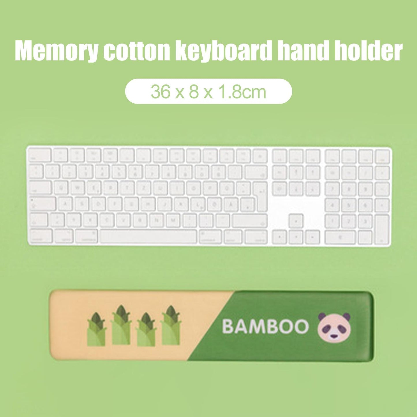 Keyboard Wrist Rest Pad Support with Nonslip Base for PC Gaming