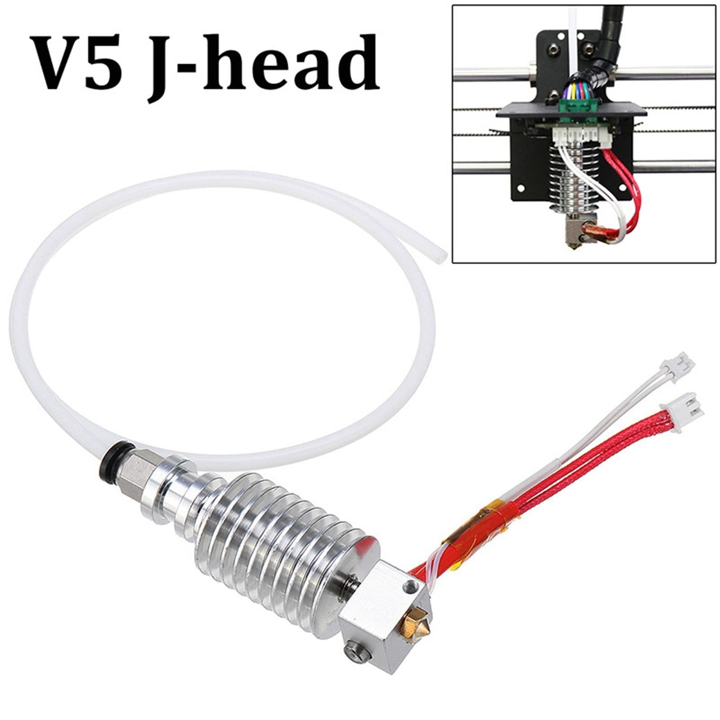 V5 Hot End Extruder Head Kit 3D Printer Parts 12V for i3 MEGA Replacement