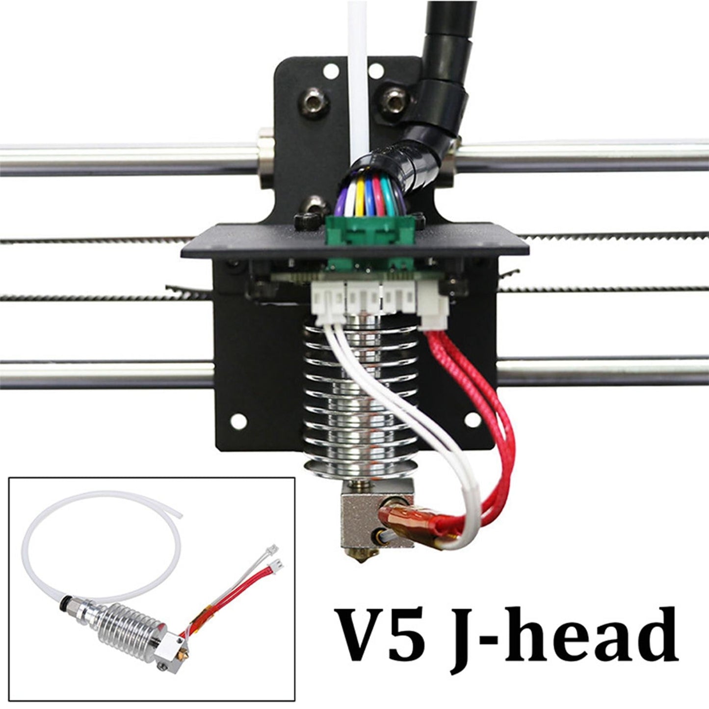 V5 Hot End Extruder Head Kit 3D Printer Parts 12V for i3 MEGA Replacement