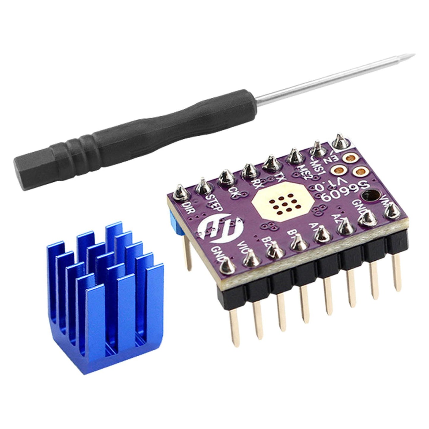 S6609 Stepstick Stepper Motor Driver Module UART Silent Drive for 3D Printer