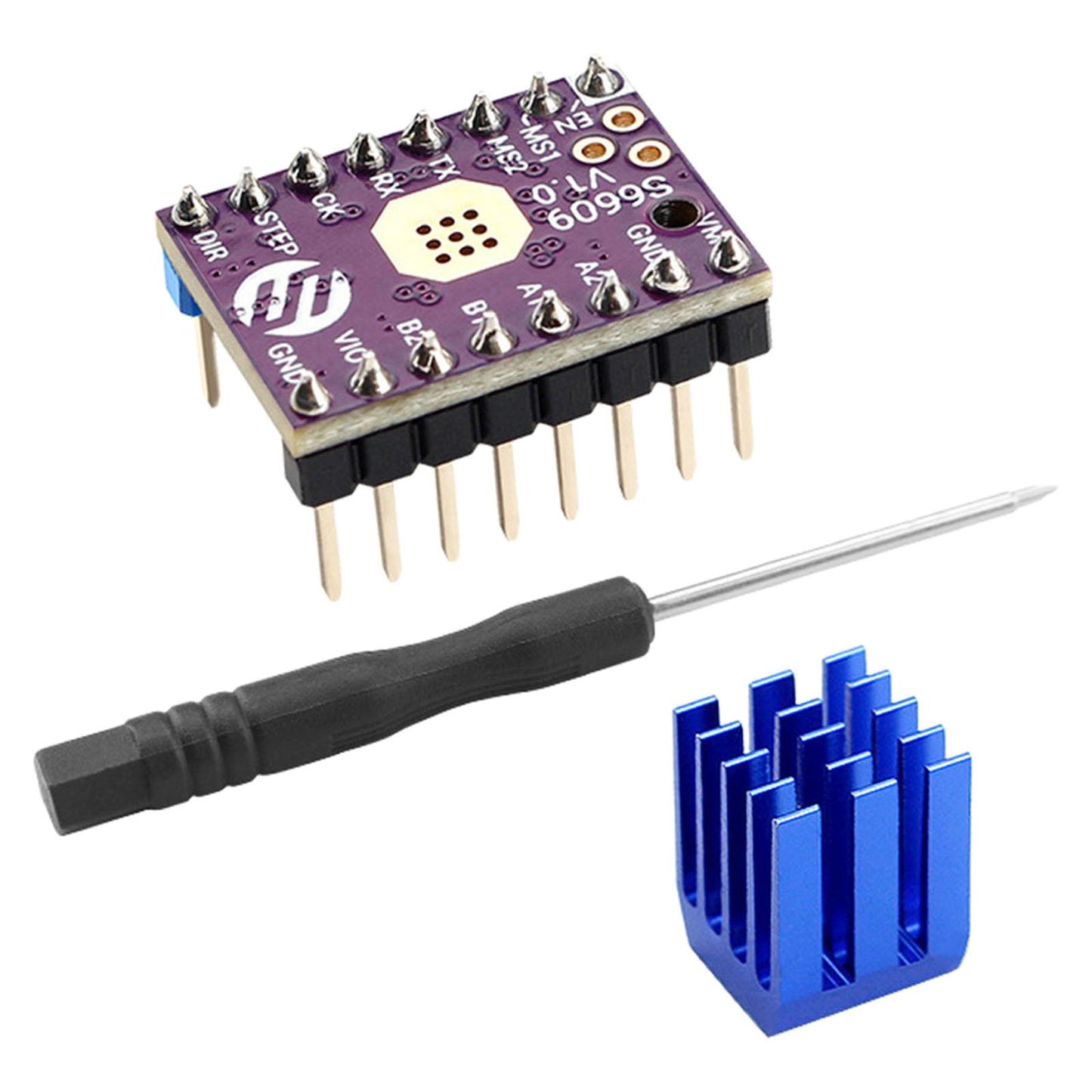 S6609 Stepstick Stepper Motor Driver Module UART Silent Drive for 3D Printer