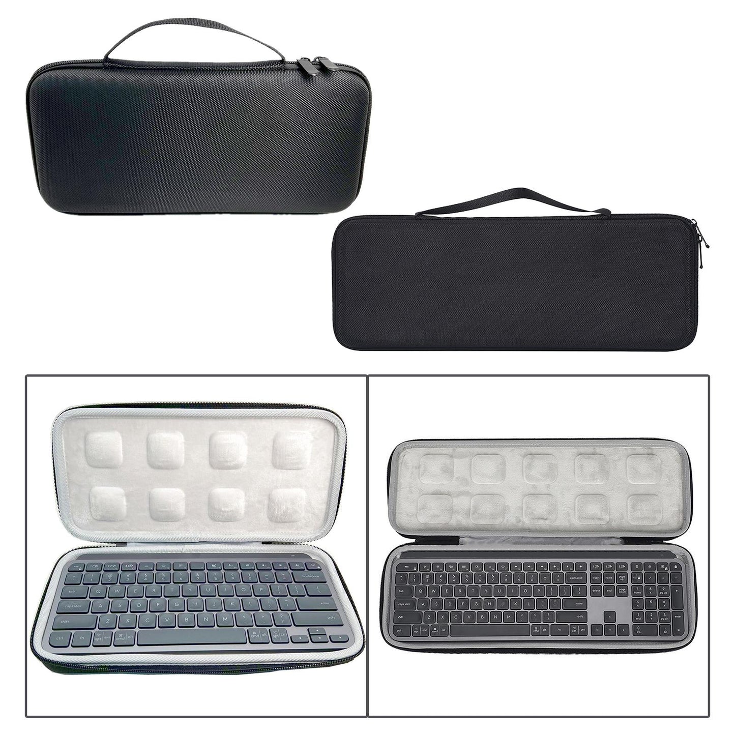 Keyboard Storage Bag Case EVA Handbag for Logitech Keyboard For MX Keys