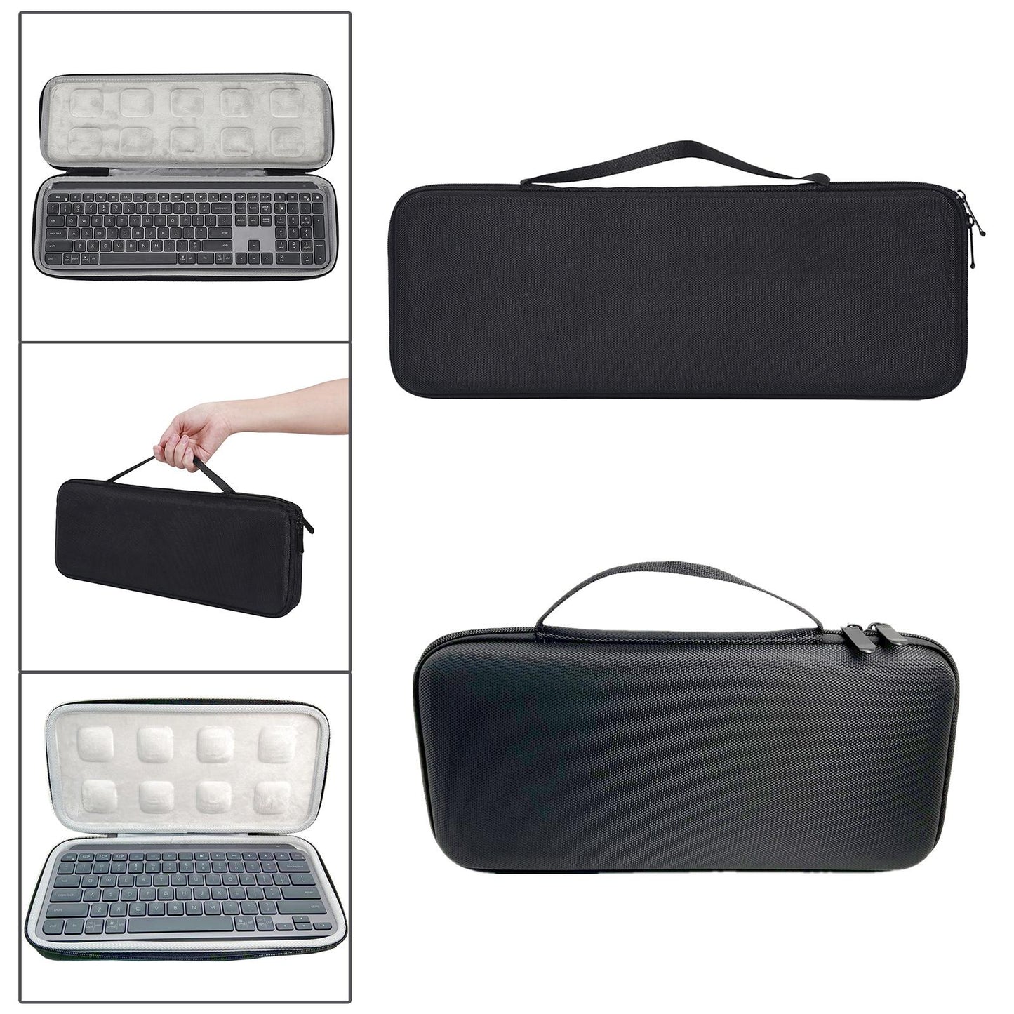 Keyboard Storage Bag Case EVA Handbag for Logitech Keyboard For MX Keys