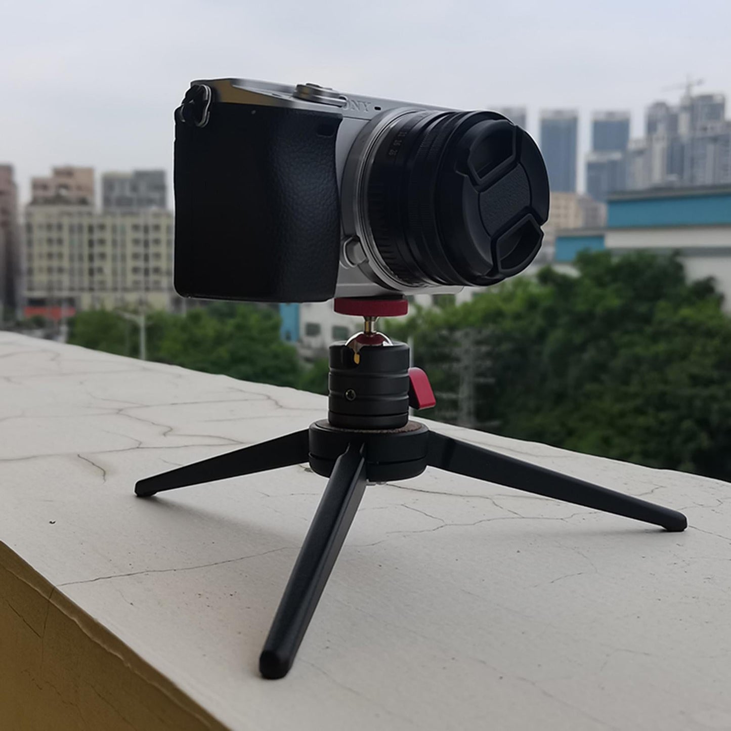 1/4 Screw Mini Ball Head Tripod 360 Degree Rotatable for Cameras DSLR Phone"