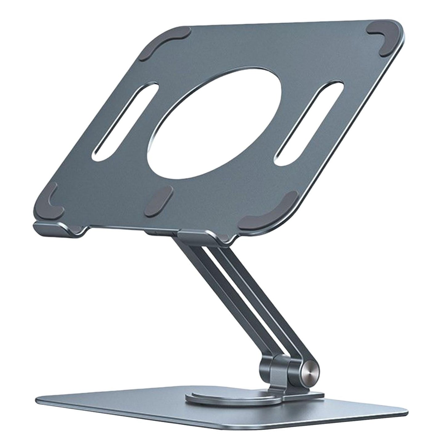 Tablet Stand 360 Rotating Holder Mount Desk for iPad Online Class Grey
