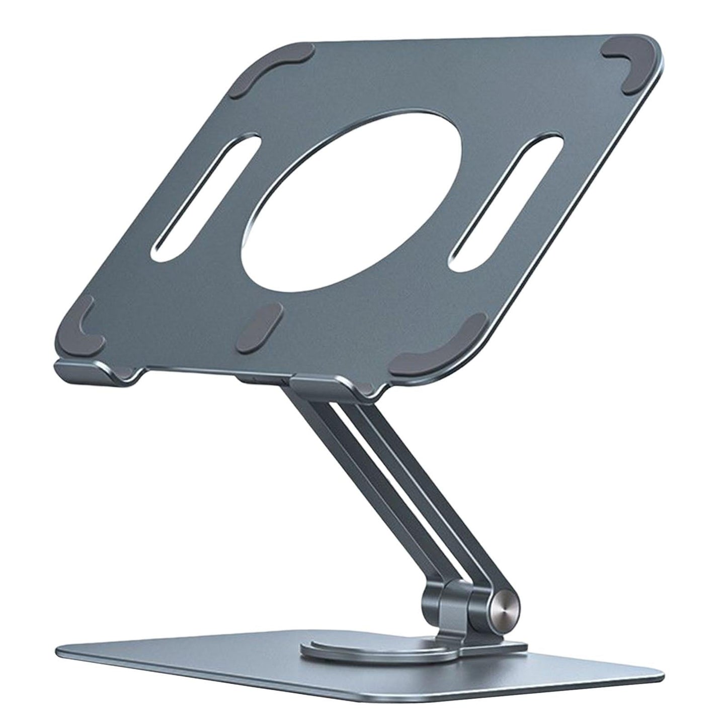 Tablet Stand 360 Rotating Holder Mount Desk for iPad Online Class Grey