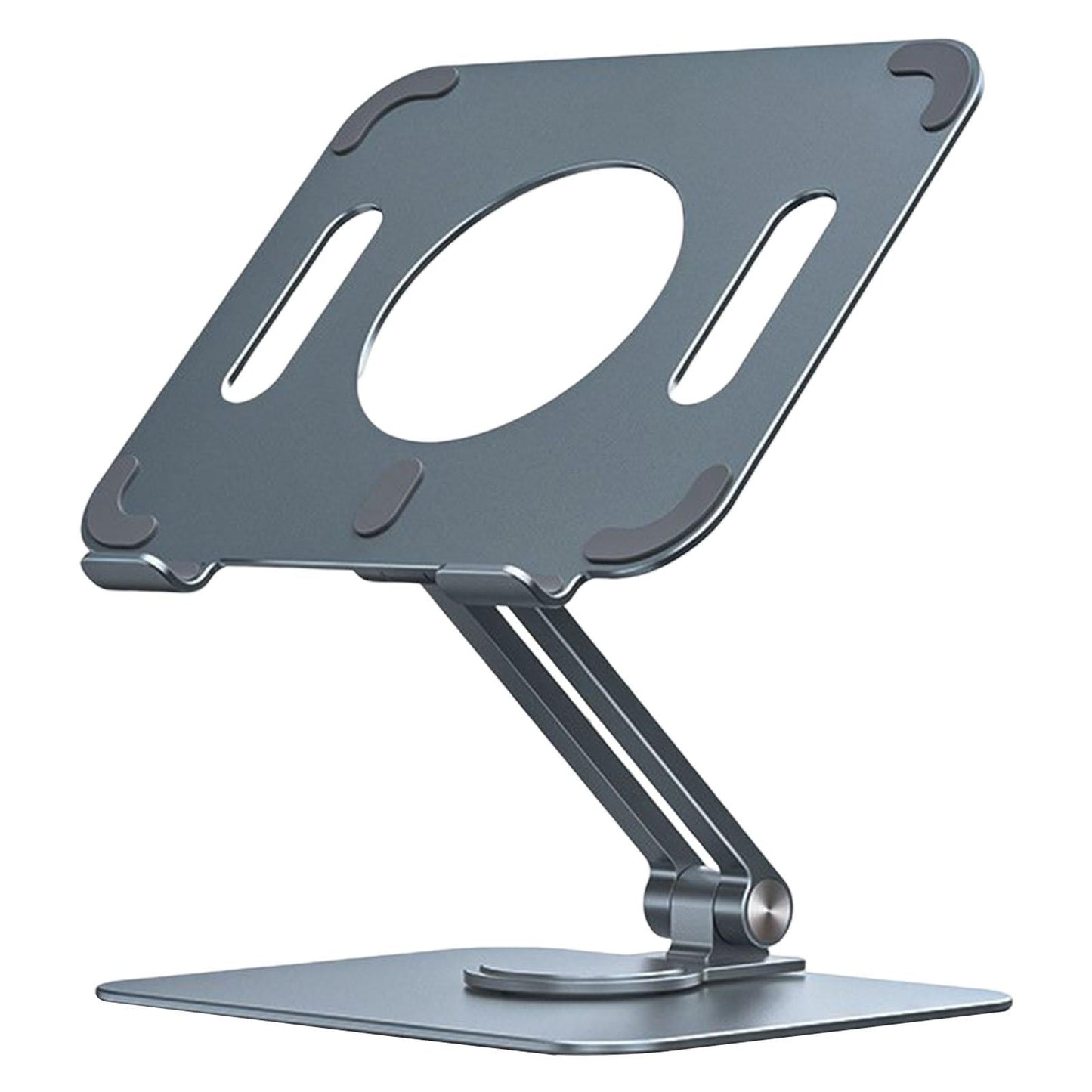 Tablet Stand 360 Rotating Holder Mount Desk for iPad Online Class Grey