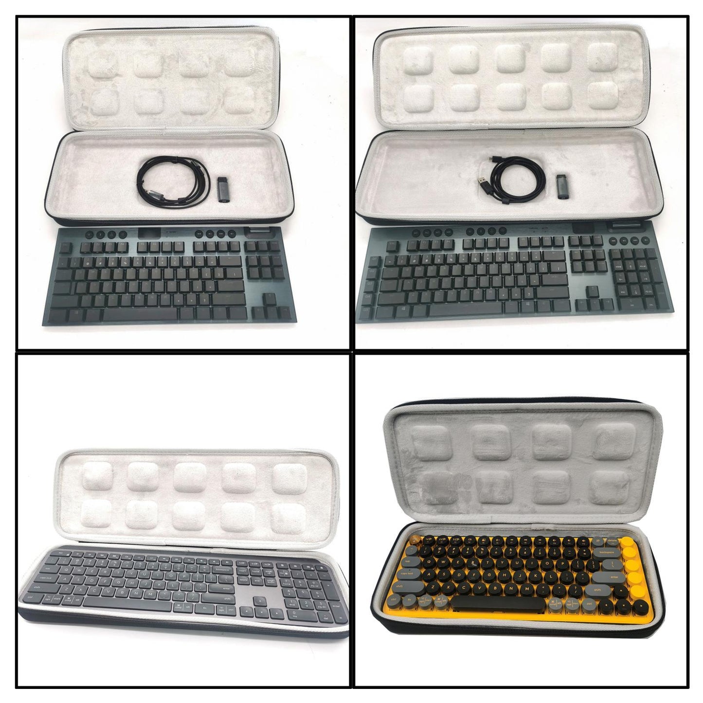 Keyboard Storage Bag Stylish Inner Foam for Logitech Keyboard for G913
