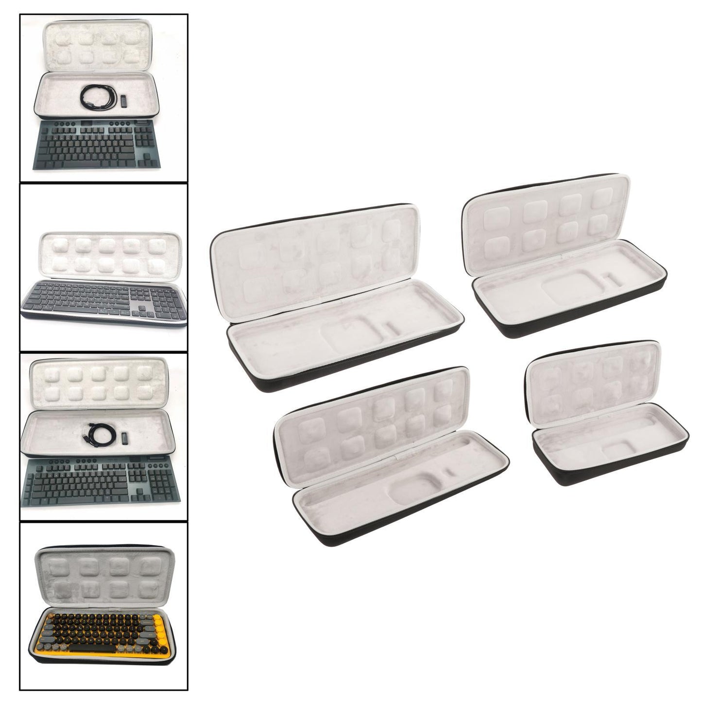 Keyboard Storage Bag Stylish Inner Foam for Logitech Keyboard for G913