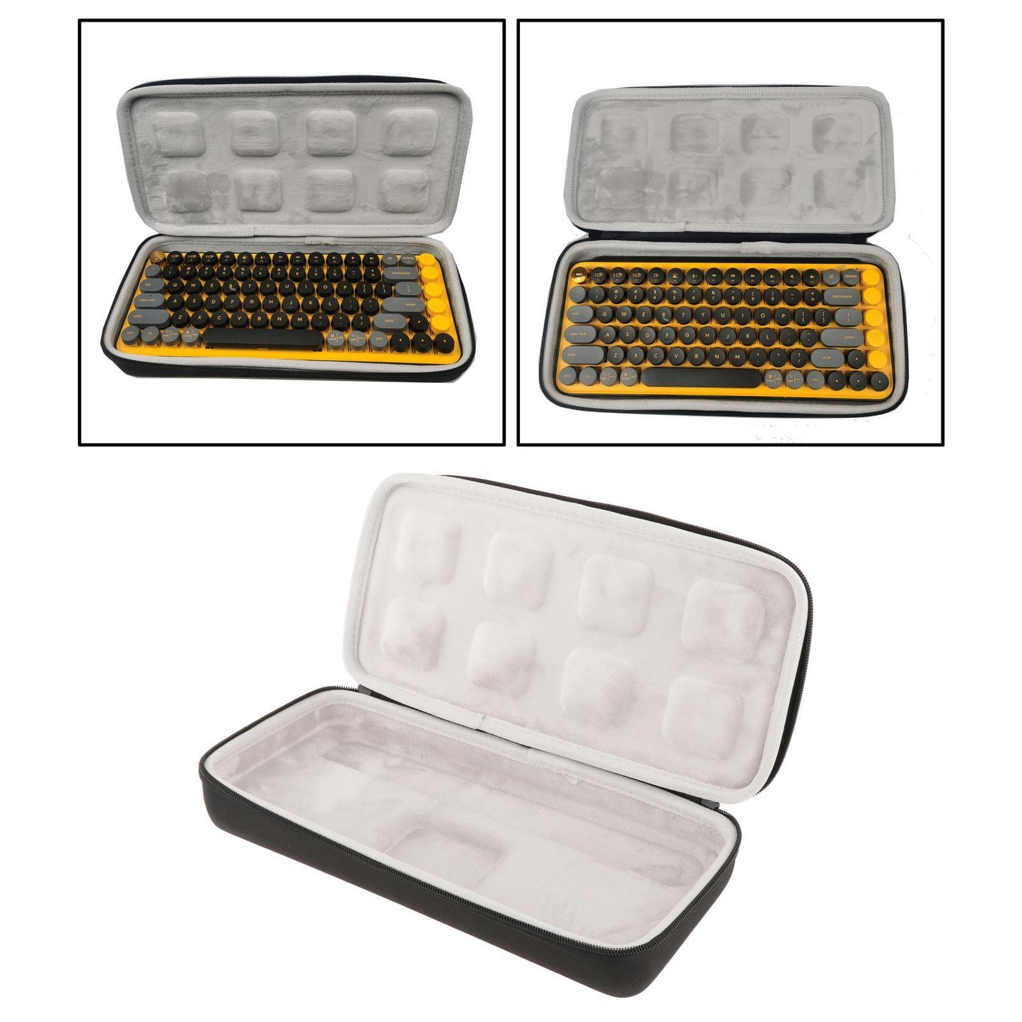 Keyboard Storage Bag Stylish Inner Foam for Logitech Keyboard for popkeys