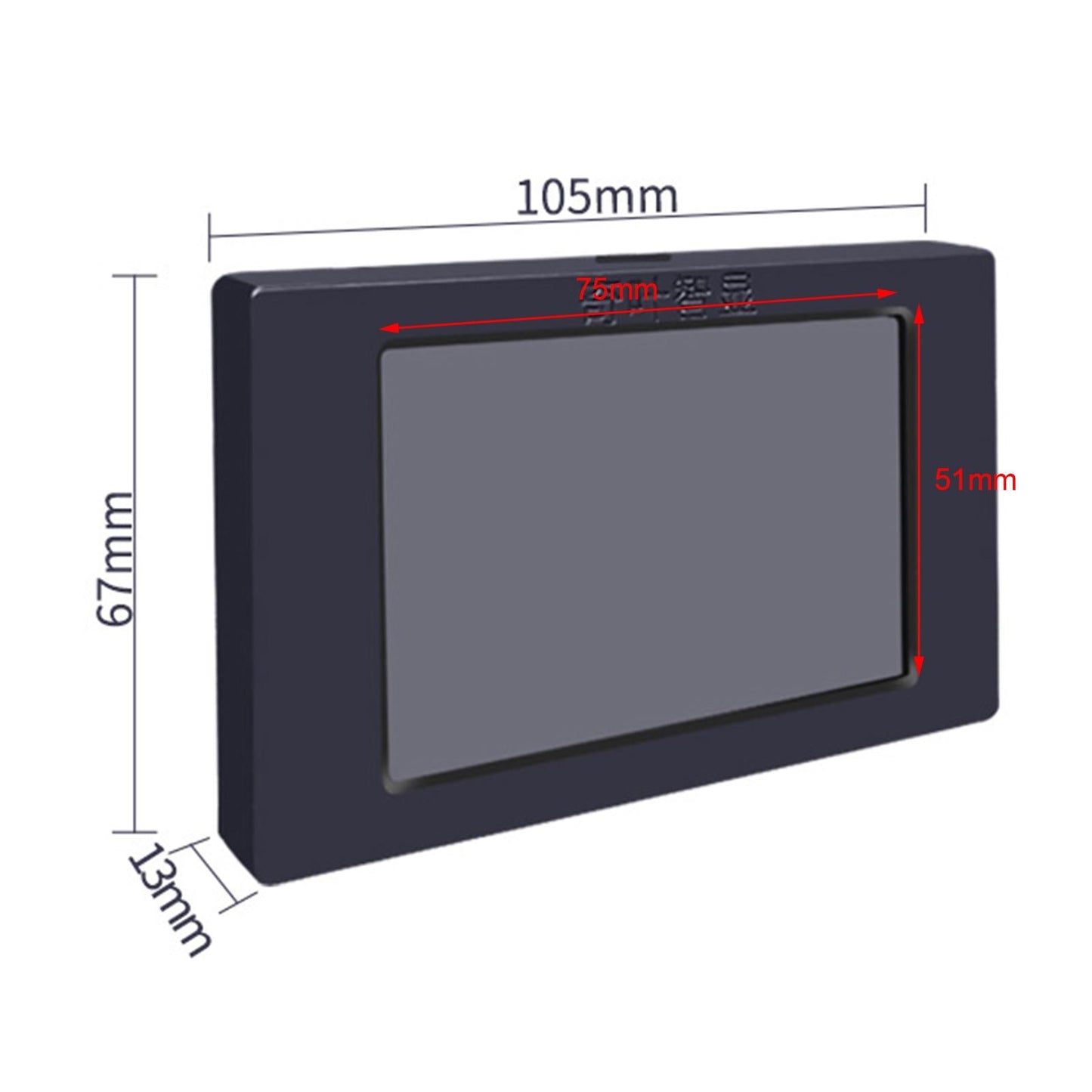 IPS Display for CPU GPU RAM HDD 3.5 inch Temperature Display for Chassis
