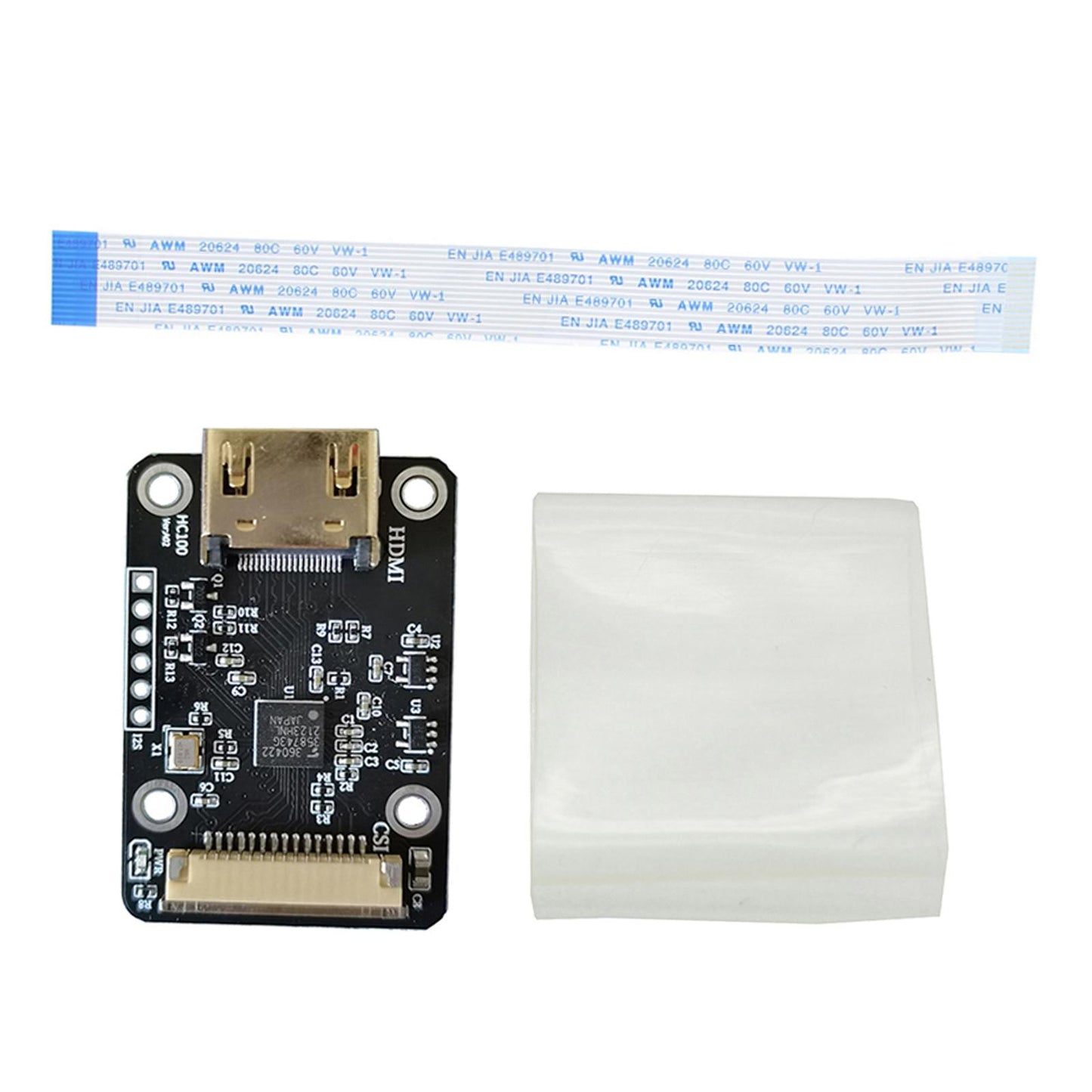 Adapter Board, Input up to 1080P 25Fp, Converter, for Rasperry Zero W 3B without Yellow Line