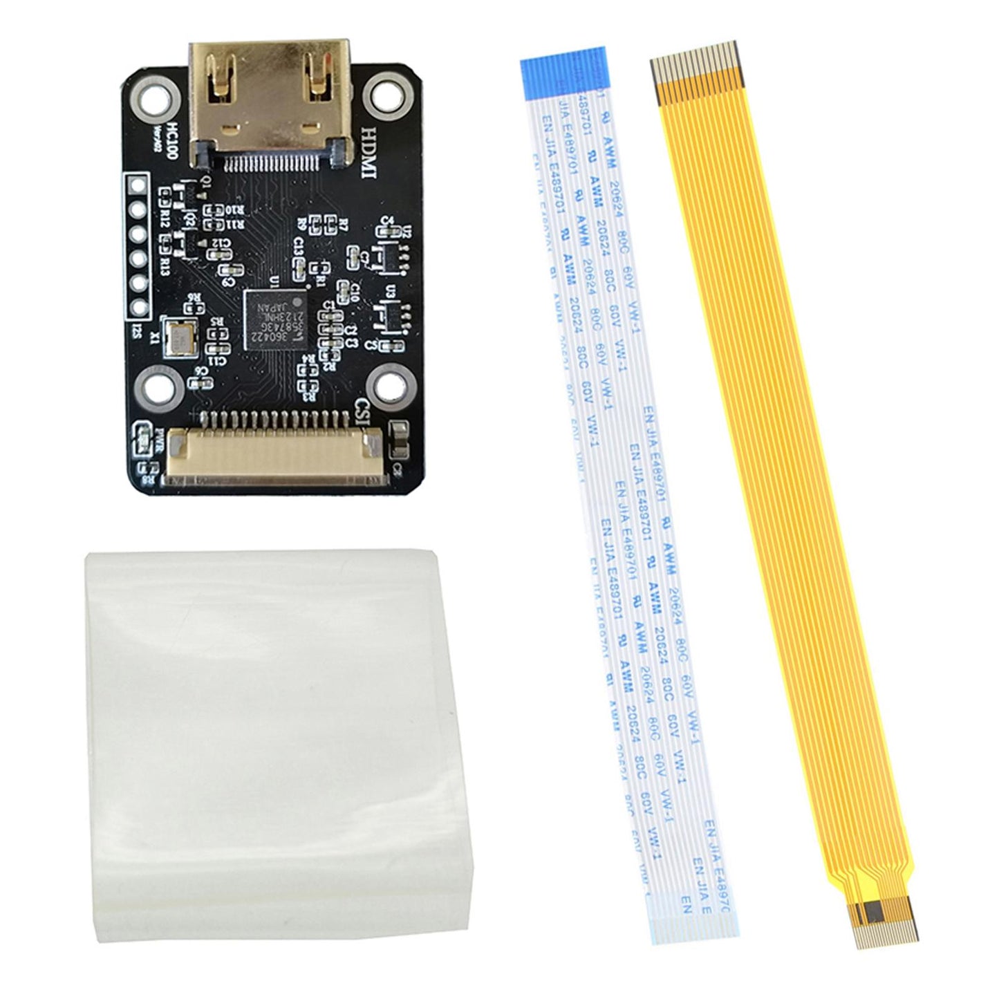 Adapter Board, Input up to 1080P 25Fp, Converter, for Rasperry Zero W 3B with Yellow Line