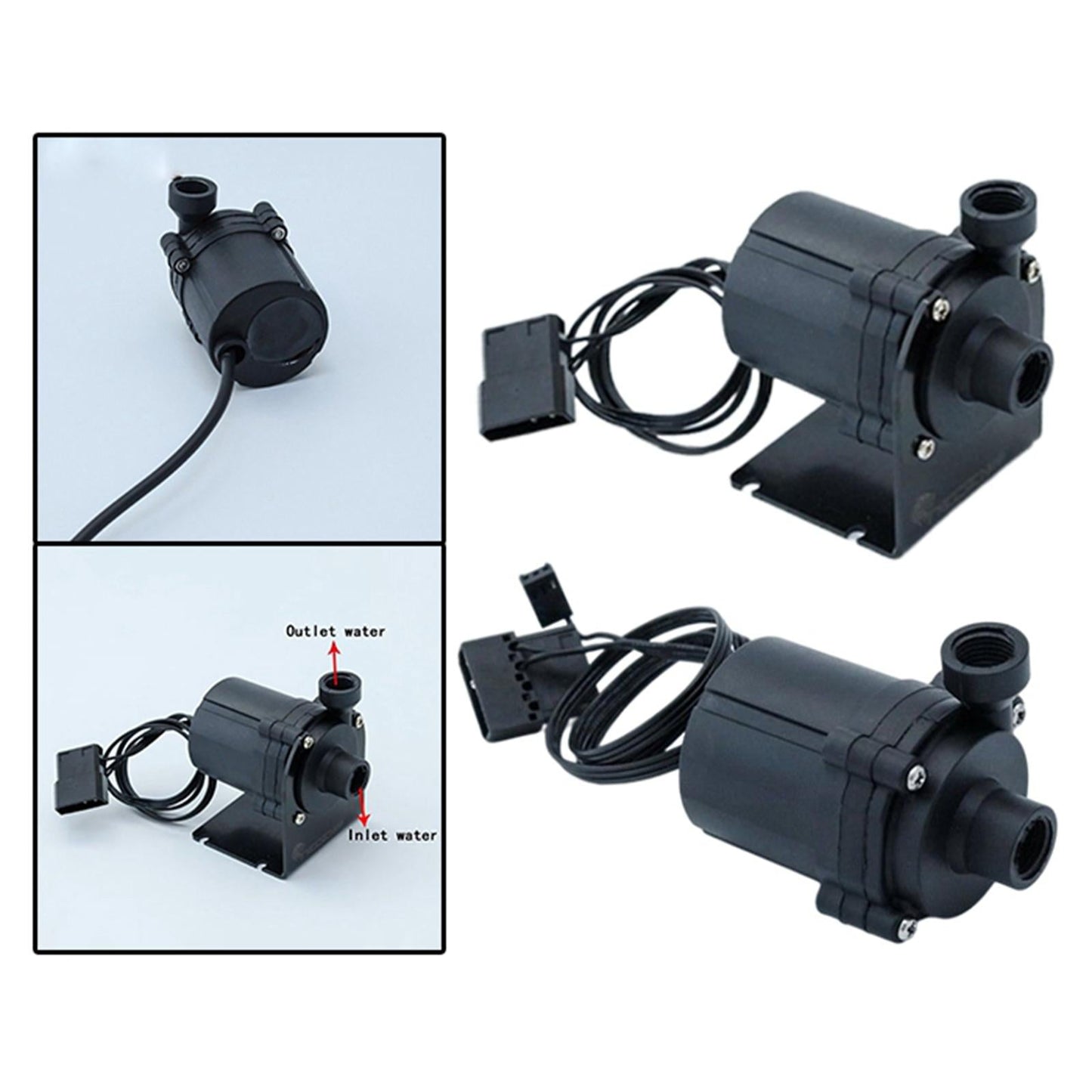 Computer Water Cooling Pump Brushless Desktop DC 12V Water Cooling System Normal Version