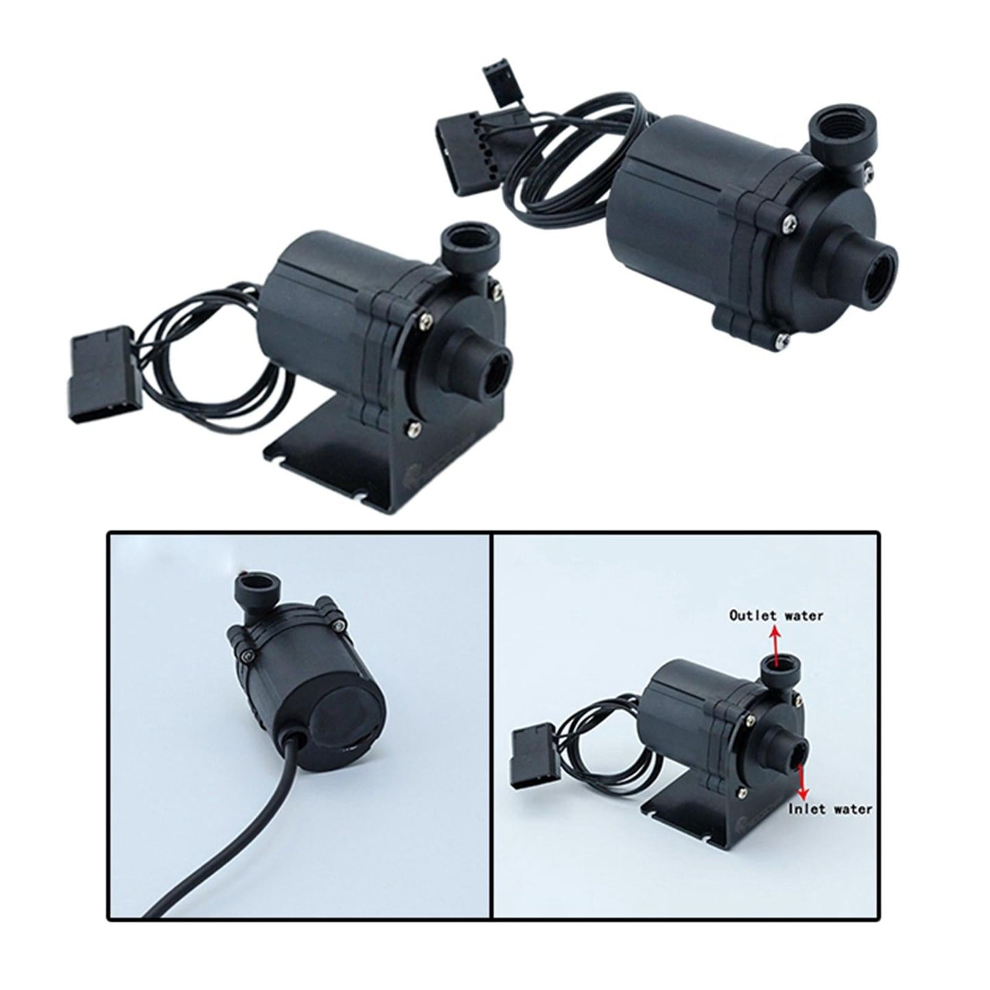 Computer Water Cooling Pump Brushless Desktop DC 12V Water Cooling System Normal Version