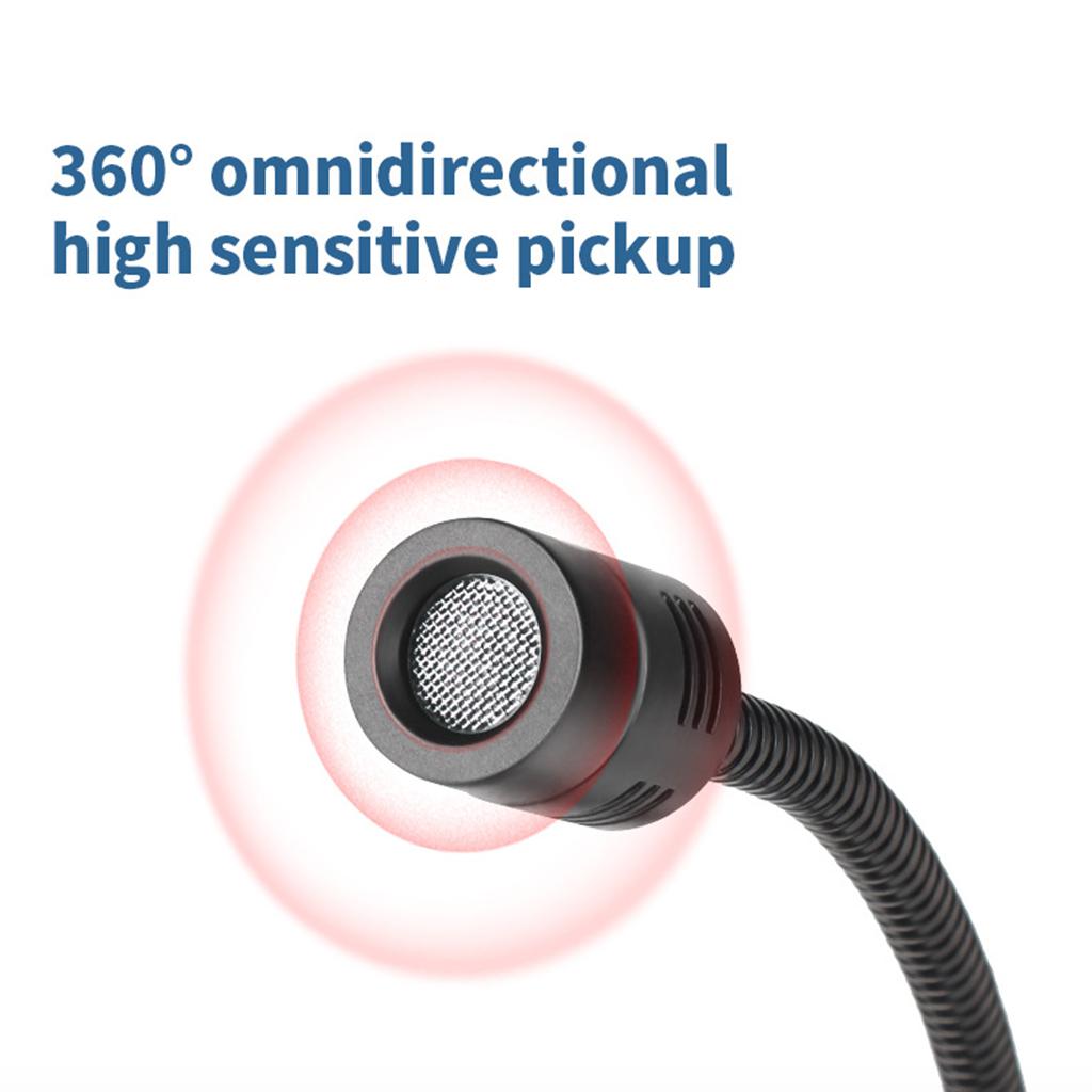 USB Computer Microphone for Windows Laptop Mic PC Mic for Chatting PC Laptop