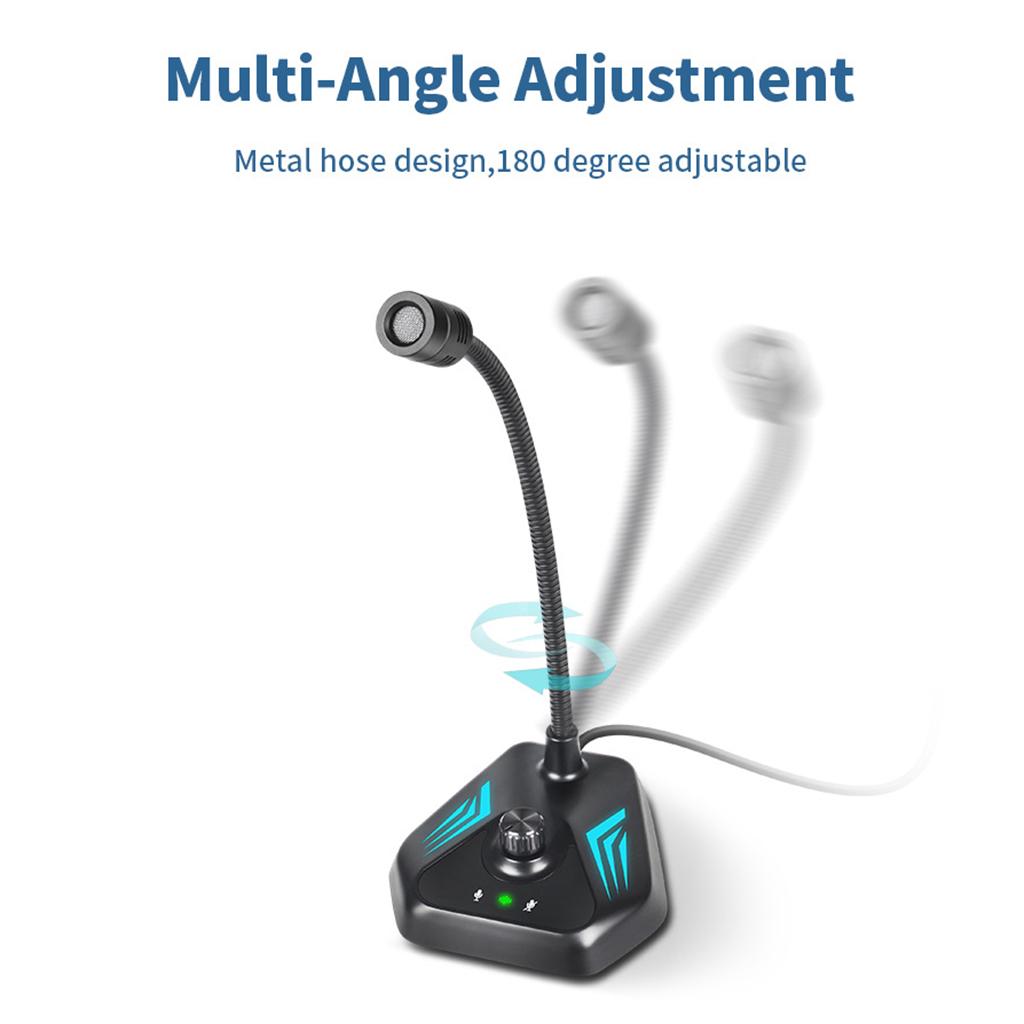 USB Computer Microphone for Windows Laptop Mic PC Mic for Chatting PC Laptop