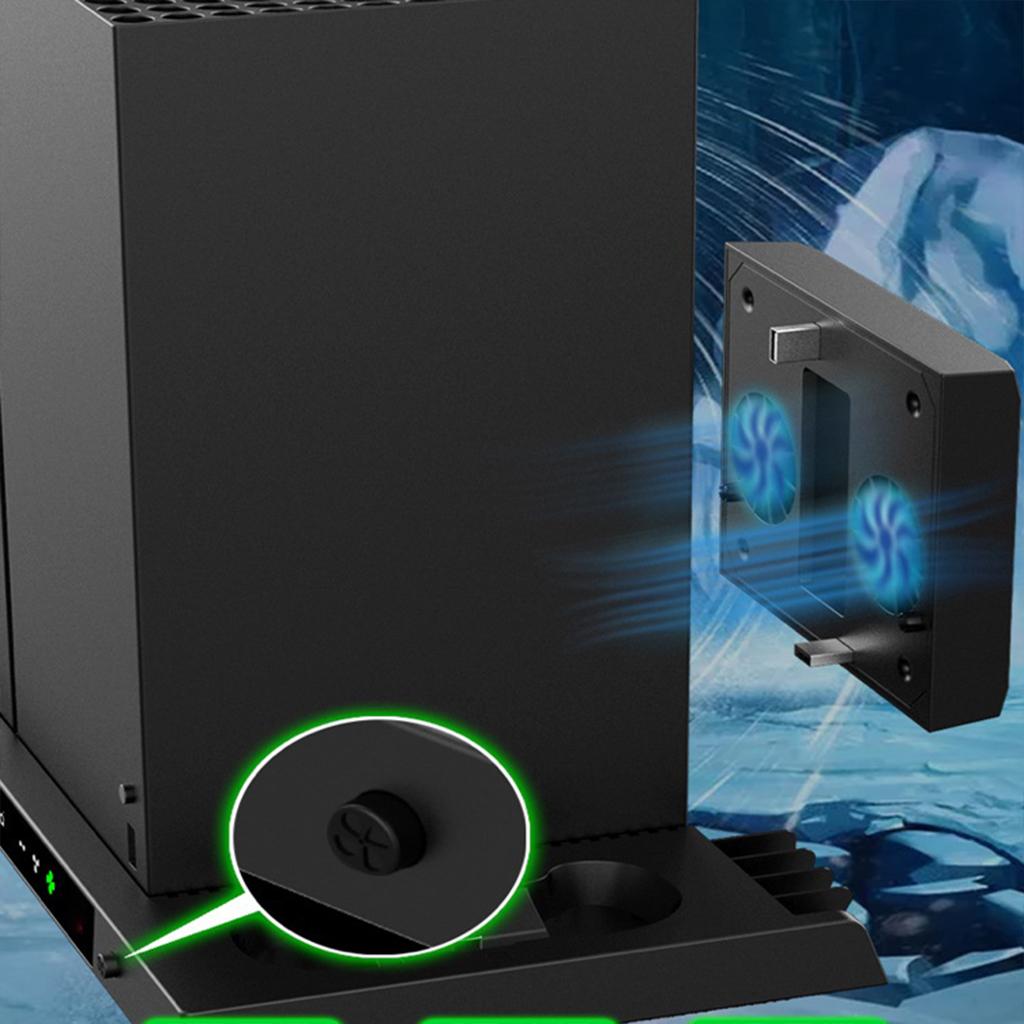 Charger Stand with Cooling Fan Powerful Game Accessories for Series x
