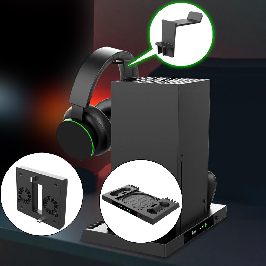 Charger Stand with Cooling Fan Powerful Game Accessories for Series x