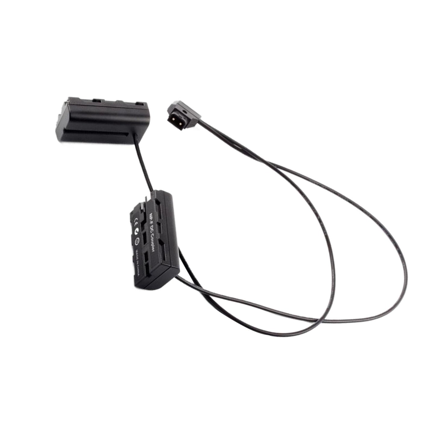 D-Tap to Dual Np-F550 Dummy Battery Coupler for Camera Monitor LED Lamps
