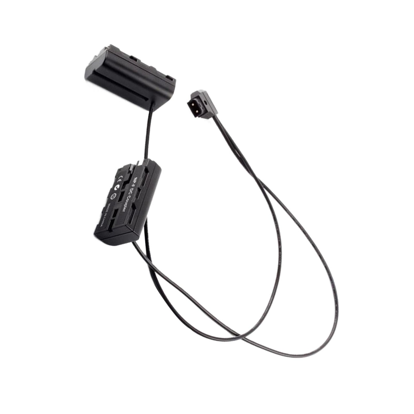 D-Tap to Dual Np-F550 Dummy Battery Coupler for Camera Monitor LED Lamps