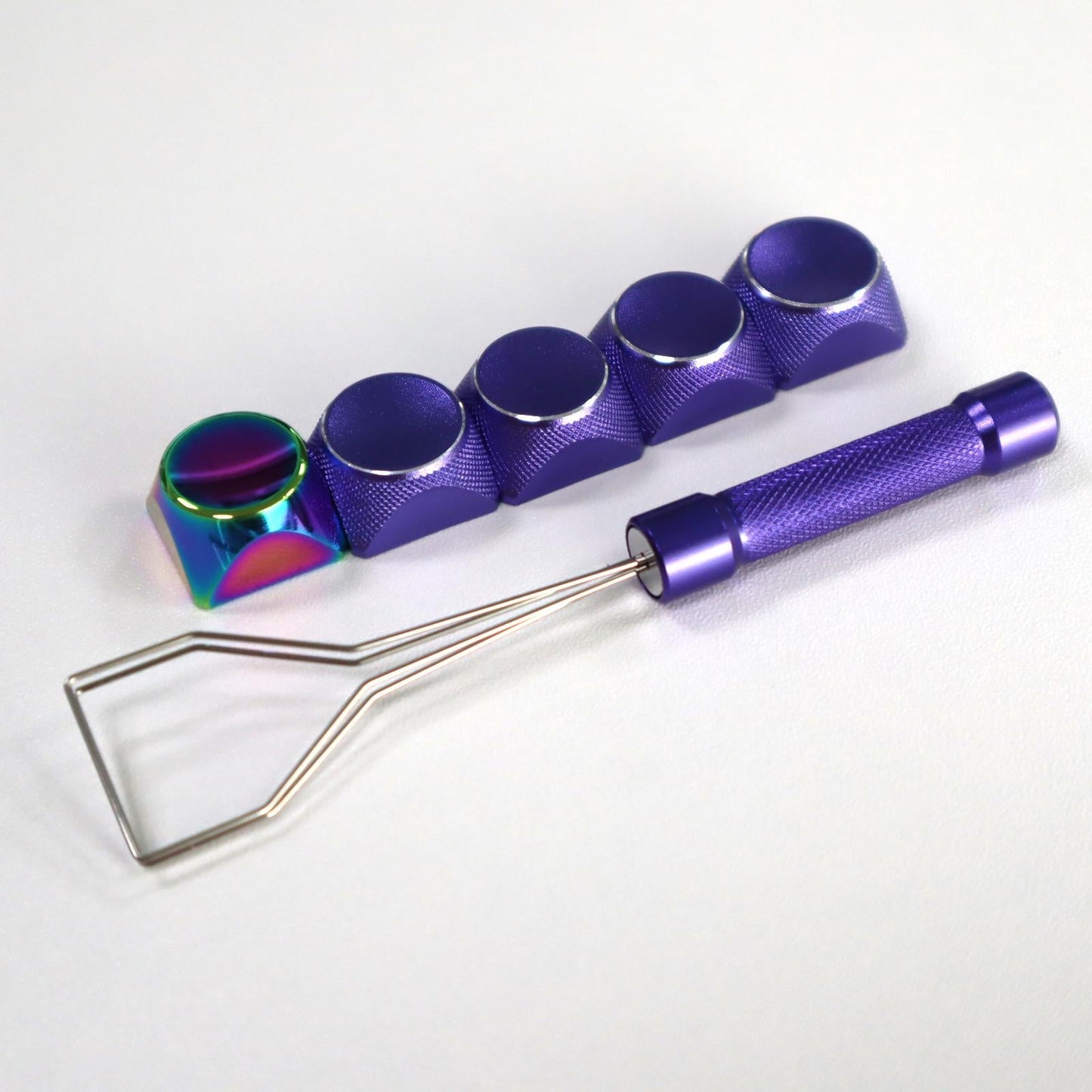 5 Pcs Keyboard Key Keycap with Puller Remover for Cherry MX Gaming Keyboard C