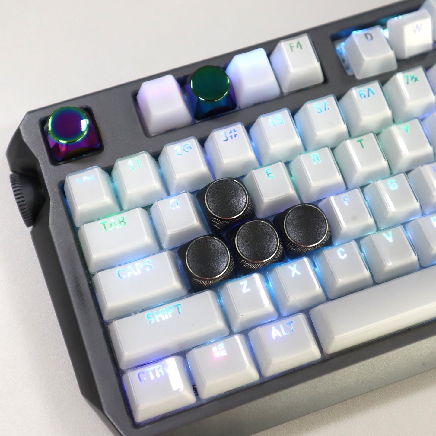 5 Pcs Keyboard Key Keycap with Puller Remover for Cherry MX Gaming Keyboard C