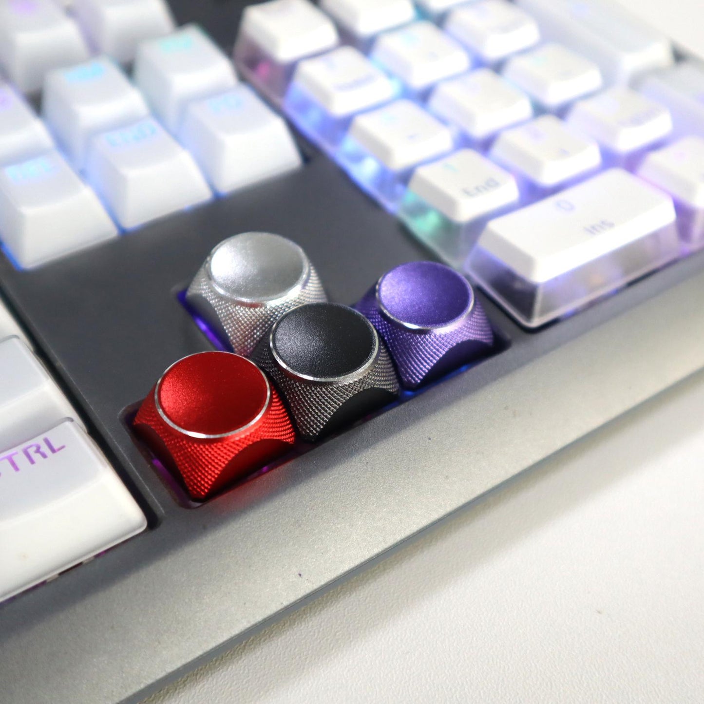 5 Pcs Keyboard Key Keycap with Puller Remover for Cherry MX Gaming Keyboard C