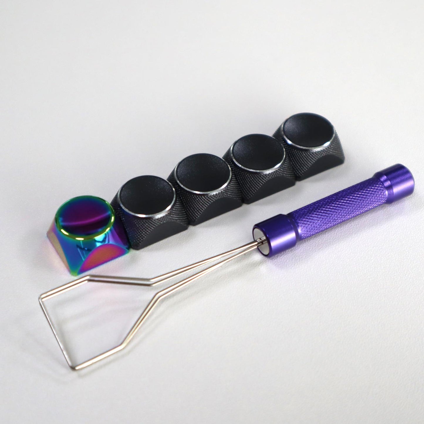 5 Pcs Keyboard Key Keycap with Puller Remover for Cherry MX Gaming Keyboard D