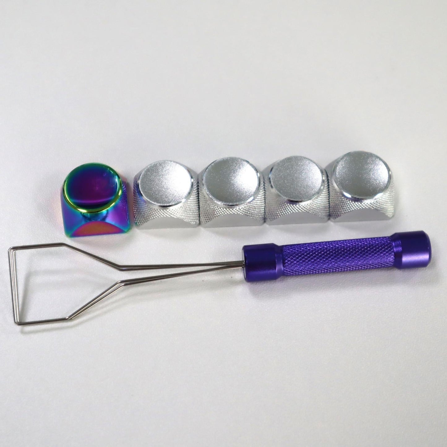 5 Pcs Keyboard Key Keycap with Puller Remover for Cherry MX Gaming Keyboard E