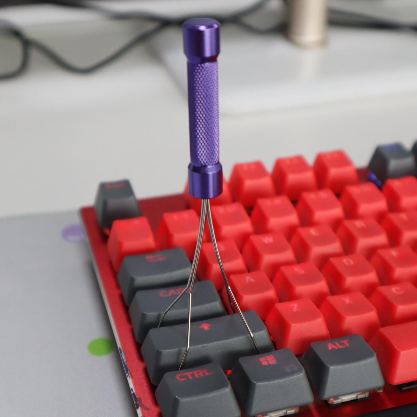 5 Pcs Keyboard Key Keycap with Puller Remover for Cherry MX Gaming Keyboard E