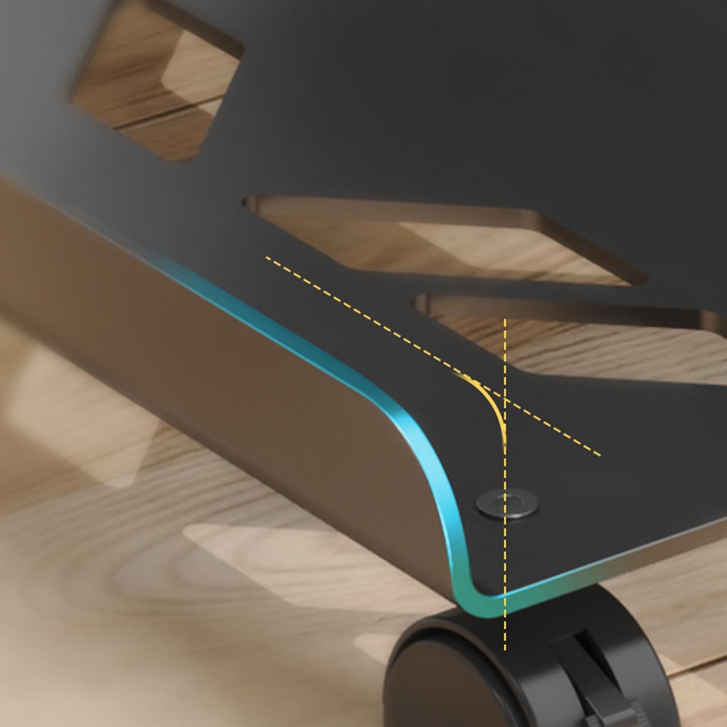 1PC CPU Stand Computer Tower Computer Tower Stand with Wheels PC Tower Stand