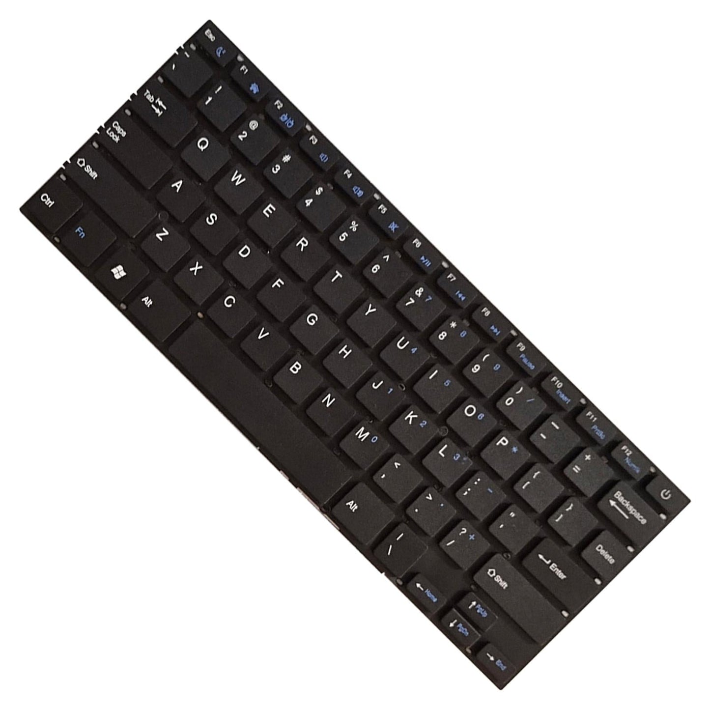 Laptop US English Keyboard Easy Install Black Premium for Smartbook PC102