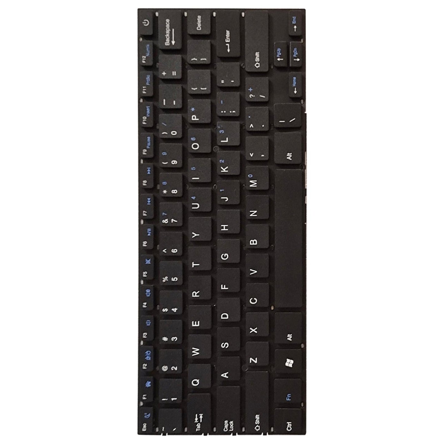 Laptop US English Keyboard Easy Install Black Premium for Smartbook PC102