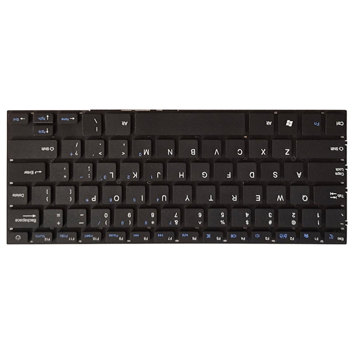 Laptop US English Keyboard Easy Install Black Premium for Smartbook PC102