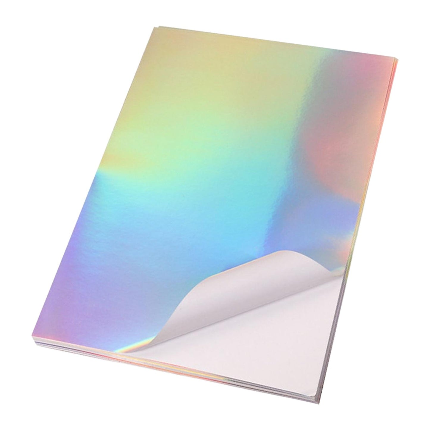 20 Sheets Holographic Sticker Paper Self Adhesive Glossy for Inkjet Printer