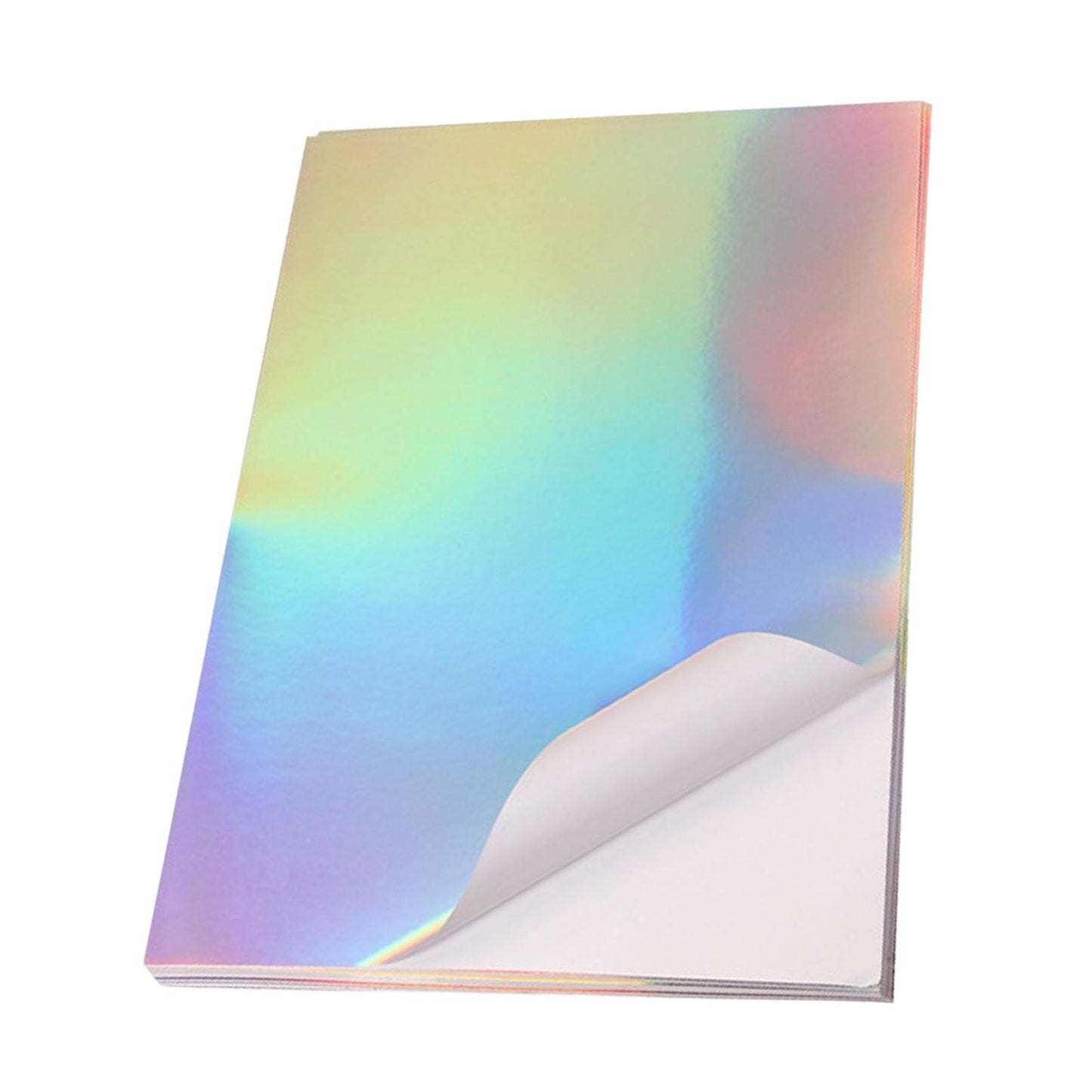 20 Sheets Holographic Sticker Paper Self Adhesive Glossy for Inkjet Printer
